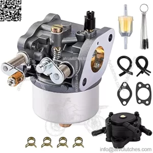 295cc Carburetor with Fuel Pump for EZ-GO Marathon Medalist TXT 4-Cycle Golf Carts 26645-G01, 26645-G03, 26645-G04, 72558-G02, 72558-G03, 26726-G01, 26727-G01, 603901 17553