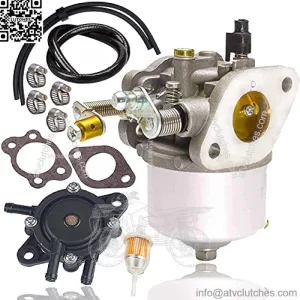 295cc Carburetor+Fuel Pump for EZ-GO Marathon Medalist TXT 4-Cycle Golf Carts 1991-up with 295cc Engines 26645-G01, 26645-G03, 26645-G04, 72558-G02, 72558-G03, 26726-G01, 26727-G01, 603901 17553,New
