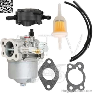 295cc Carburetor & 808656 Fuel Pump Replacement for EZGO Marathon Medalist TXT 4-Cycle Golf Carts 1991-up 26645-G03 26645-G04 72558-G02 72558-G03