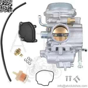 Carburetor with Fuel Filter Replacement for Suzuki Quadrunner 500 LTF500F 4x4 1998-2002
