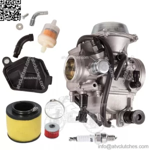 Carburetor & Air Filter Oil Filter FOR Honda Fourtrax 300 Trx300fw 4x4 1988-2000 (For: Honda)