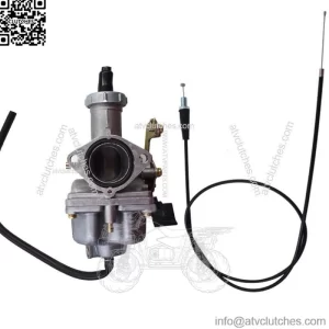 NEW CARBURETOR CARB & THROTTLE CABLE R FOR HONDA RECON TRX250E TRX250TE TRX250TM