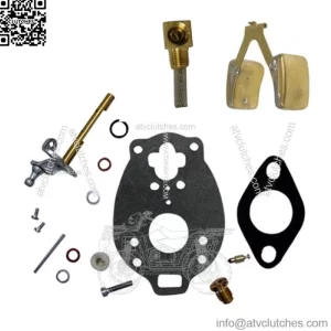 Carburetor Kit with Float, Elbow & Strainer Fits Ford/Fits New Holland 2N 8N 9N