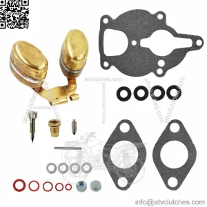 Carburetor Kit & Float For Zenith Wisconsin Engine VH4D VHD TJD Replaces LQ39