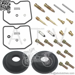 FOR Kawasaki KAF450 B1 Mule 1000 UTV 1988 Carburetor Repair Kit diaphragm part (For: Kawasaki Mule 1000)