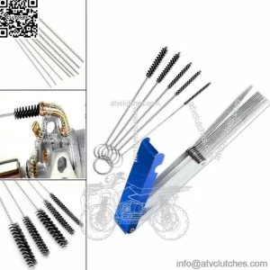 18Pcs Carburetor Cleaning Kit Cleaner Brushes Motorcycle Part Remove Tool (For: More than one vehicle)
