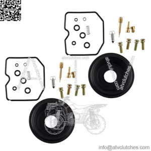2Set Carburetor Repair kit Part Fit For Kawasaki KAF450 B1 Mule 1000 UTV 88 Best