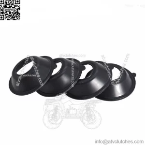4Pcs Carburetor Slide Diaphragms For Honda Shadow VT750 2000-2007 16111-MEG-003