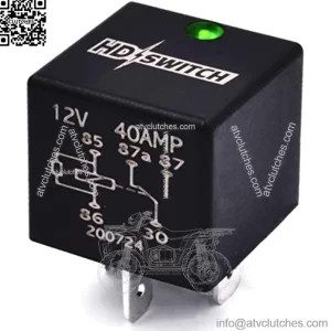 Waterproof Relay w/LED Indicator Light Upgrade Replaces John Deere 1023E 1025R 1026R 2305 2320 2520 3025E 3033R 3036E 3038 3039R 3045R 3046R 3120 3203 3320 3520 3720 Tractor - Dielectric Grease