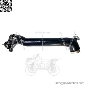 Polaris RZR XP Turbo Silicone Charge Tube Black w/ BOV (2016 - 2021)