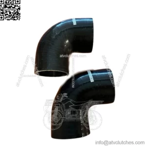 2.25" 90 Degree Silicone Elbow 3 Ply Hose Turbo Coupler Pipe (2 Pack)