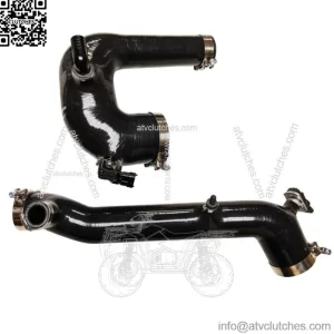 SxS Polaris RZR XP XP4 Turbo & S Silicone Charge Tube Kit 2016 - 2024 Black