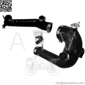 SxS Polaris RZR XP XP4 Turbo & S Silicone Charge Tube Kit 2016 - 2024 ORANGE