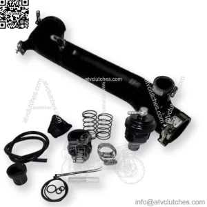 Silicone Charge Tube W BOV Polaris RZR Turbo R, XP, XP4 Turbo S & Pro