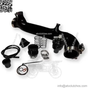 SxS Silicone Charge Tube W BOV Polaris RZR Turbo XP XP4 Turbo S, Pro, R