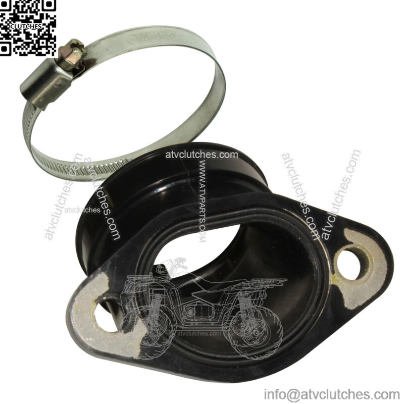 Rubber Intake Manifold Carburetor Boot for Polaris Scrambler 500 2X4 1998-2002 (For: Polaris)