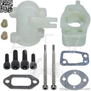 Intake Elbow Manifold For Husqvarna 61 272 Carburetor Muffler Bolt Chainsaw Part , Carburetor Bolt , Muffler Screw , Intake Manifold , Intake Elbow , Intake Gasket , Carburetor Gasket