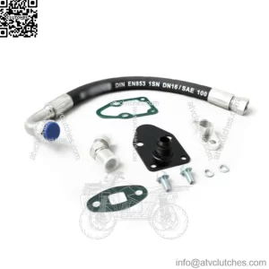 Rudy's Upgraded Heavy Duty Turbo Drain Kit For 92-00 Chevy GMC 6.5L Turbo Diesel