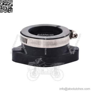 28mm 35mm Carb Flange Intake Adapter Manifold Boot For VM24 Manifold Intake