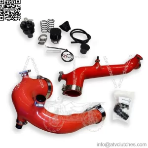 SxS RED Polaris RZR PRO XP & Turbo R Silicone Charge Tube & Blow Off Valve