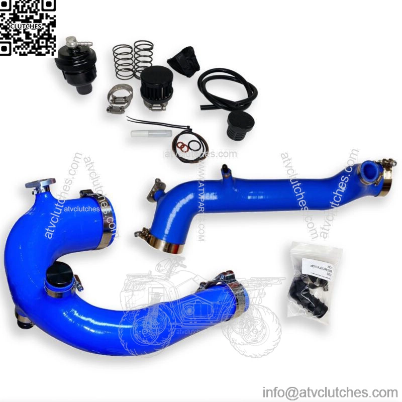 Blue Polaris RZR Turbo R & XP PRO Silicone Charge Tube Kit & Blow Off Valve