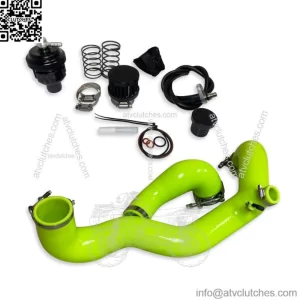 Can Am Maverick X3 Turbo Silicone GREEN Charge Tube Kit 2020+ XRC, XRS, XMR XDS