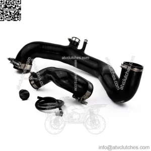 SxS Can Am Maverick X3 R Turbo BLACK Silicone Charge Tubes 2017-2019