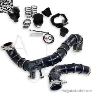 Can Am X3 R Turbo Black REINFORCED Silicone Charge Tubes & BOV 2020-2024