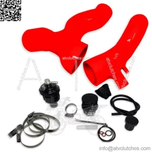 20-22 Ski-Doo 850 Turbo 6-Ply HD Silicone Charge & Intake Tube RED + BOV Kit