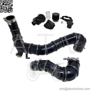 Can Am X3 R Turbo Black REINFORCED Silicone Charge Tubes & BOV 2017-2019