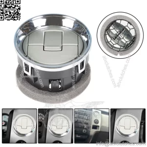 Dash Chrome Louver Air Vent Louvre AC Heater Interior For Ford F150 2009-2014