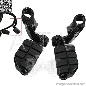 32mm 1 1/4" Highway Engine Guard Bar Highway Footpegs Mount Kit Fits Compatible with Touring Road Electra Street Glide Road King Dyna Sportster