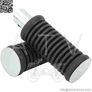 Foot Rest, Anti Slip High Strength Safe Footpegs 2pcs Aluminum Alloy for 196CC 6.0 6.5hp Mini Bikes