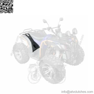 2pcs ATV Footrest Rear Passenger Foot Pegs for Polaris Sportsman Honda Yamaha