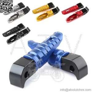 Rear Foot Pegs Rests For YAMAHA MT-10 Tracer900 XMAX 125/250/300/400 VMAX1700