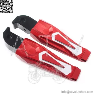 Rear Foot Rests Pegs Pedals Footrest For Yamaha MT09 MT07 N-MAX155 T-MAX 530 Red