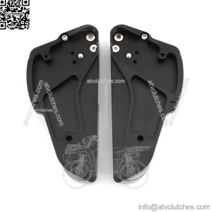 For Primavera Sprint Aluminum Folding Foot Pegs Footrest Rear Pedals Rest (For: Vespa)