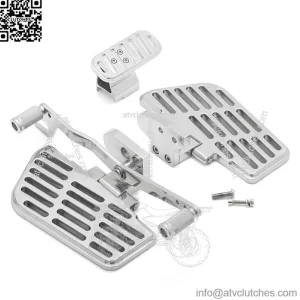 Motorcycle Aluminum Driver Floorboard Footpeg Kit for Honda GL1800 Goldwing F6B 2001-Up