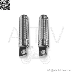 Burly 6061-T6 Aluminum CNC Stash Foot Pegs Harley Softail Sportster Dyna Touring (For: Harley-Davidson)