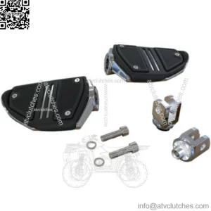 CIRO Twin Rail Chrome Driver Footrests Foot Pegs Floorboards Harley 18+ Softail (For: Harley-Davidson)