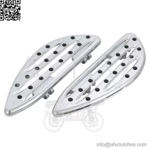 Arlen Ness Deep Cut Driver Floorboards Kit Chrome 16" Pair Harley Touring 99+ (For: Harley-Davidson)