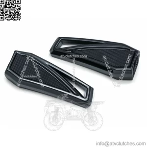 Kuryakyn Black Phantom Foot Pegs Highway Pegs Harley Metric Universal OEM Mounts (For: Harley-Davidson)
