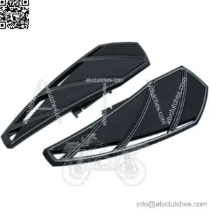 Kuryakyn Black Phantom Driver Footboards Floorboards Harley Softail 2018-20 FL (For: Harley-Davidson)