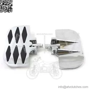 Chrome Diamond Mini Floorboards Footrests Footpegs Harley Softail Dyna Sportster (For: Harley-Davidson)
