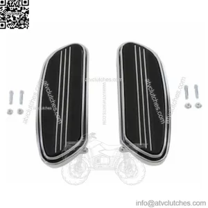 Chrome Streamliner Footboards Floorboards Harley Softail Touring Bagger Dresser (For: Harley-Davidson)