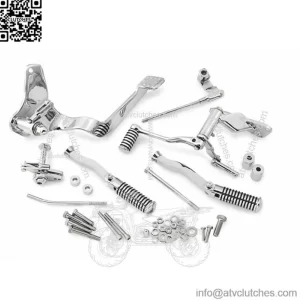 Complete Chrome Forward Controls Control Kit With Foot Pegs Footpegs Harley FXR (For: Harley-Davidson)