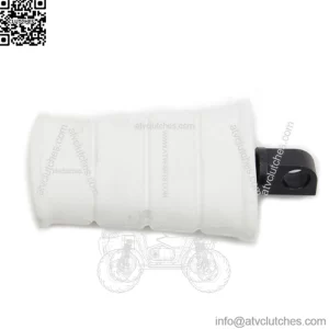 White Rubber Kick Starter Pedal Replica Replacement Harley Ironhead Pan FLH (For: Harley-Davidson)