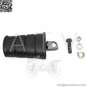 Flat Black Rubber Kick Starter Pedal Replica Replacement Harley Ironhead Pan FLH (For: Harley-Davidson)