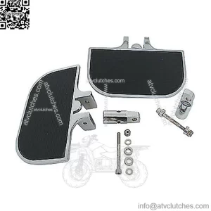 Chrome Mini Floorboards Footrests Footpegs Pegs Harley Front Rear Custom (For: Harley-Davidson)