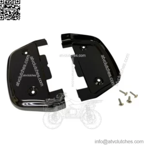Drag Specialties Black Passenger Floorboard Covers Harley 86-20 Touring Softail (For: Harley-Davidson)